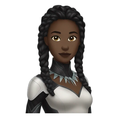 Léa Black panther sticker