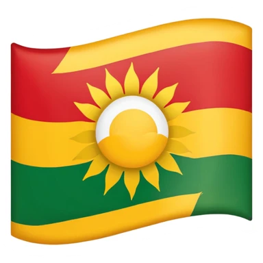 Kurdish flag sticker