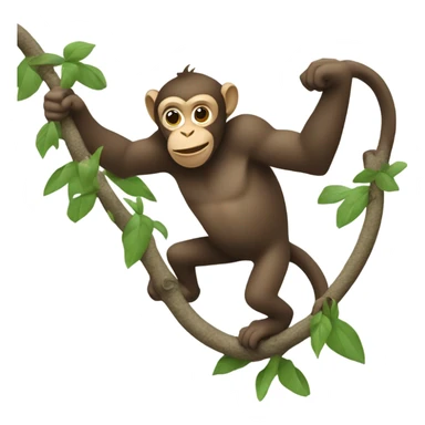 Monkey climber sticker