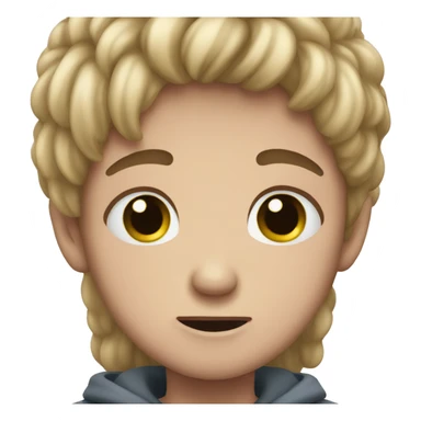 boy crying for girl sticker