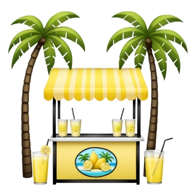  lemonade stall with palm trees sticker