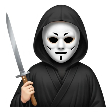 Create a ghostface scream sticker