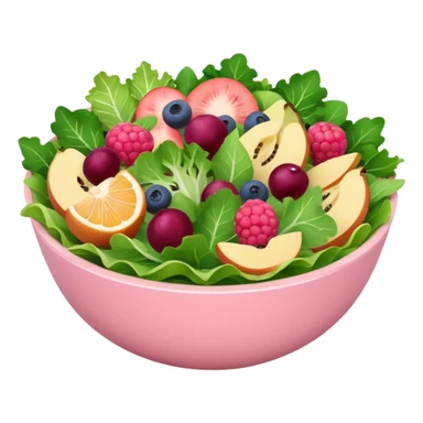 Make some healthy food, like a salad, in light pink tones, but you can use other colors (like the correct shades for the salad).
 sticker