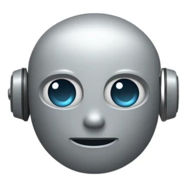 chatbot robot grey sticker