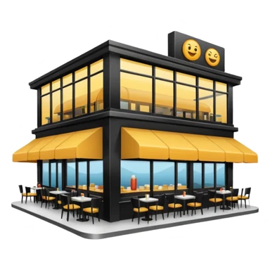 restaurant outside sticker