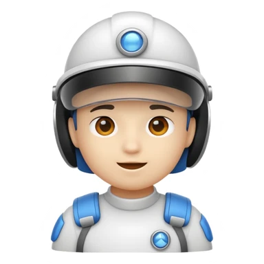creame un emoji  de amog us con un visor sticker