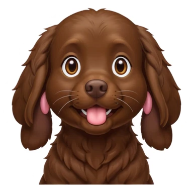 Boykin spaniel blowing kiss  sticker