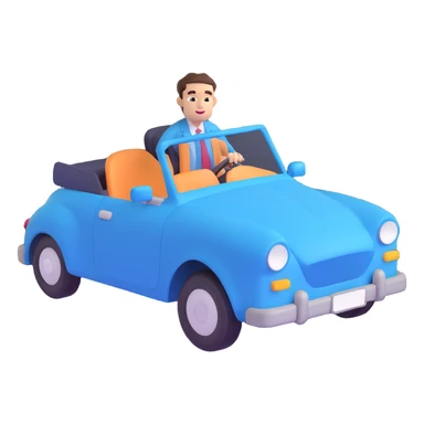 Accountant in blue car drive to Lipetsk sticker