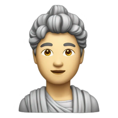 asian liberty statue sticker