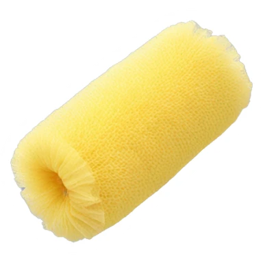 Synthetic loofah sticker