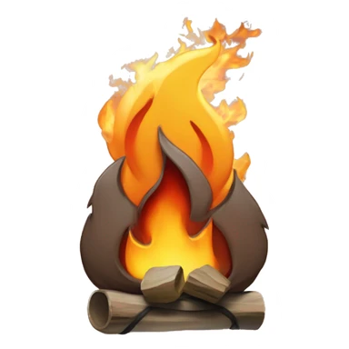 fire and waer sticker