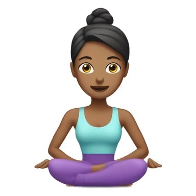 Women in pilates sticker