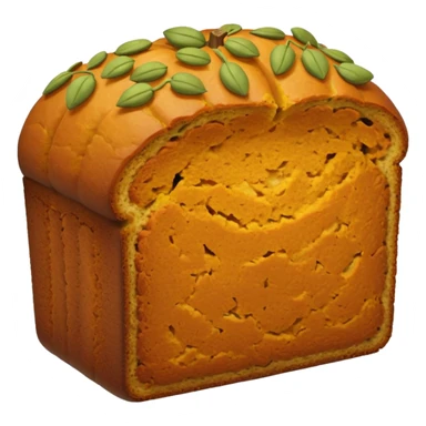 Pumpkin bread - this bread is like a loaf of bread with pumpkin seeds on top sticker