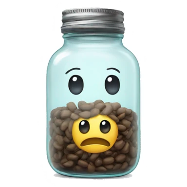 phone in a jar sticker