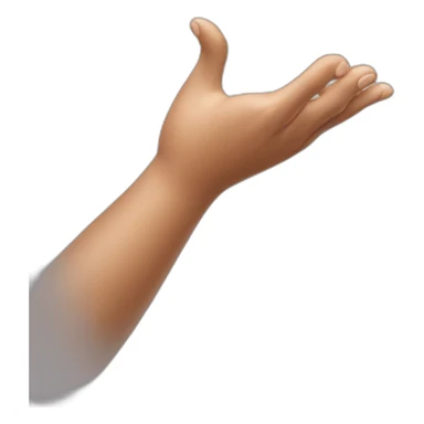 coeur au dessus d'une main sticker