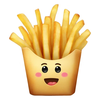 fries potato sticker