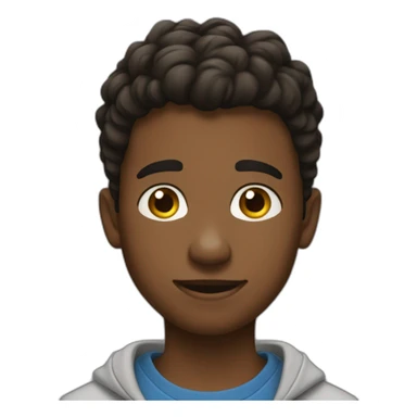 Un garçon de 13 ans au chigon sticker