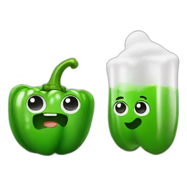 pepper and salt sticker