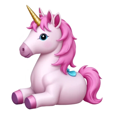 pink unicorn toy sticker