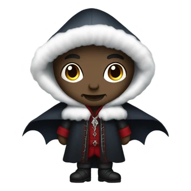 Vampire wearing Eskimo boots sticker