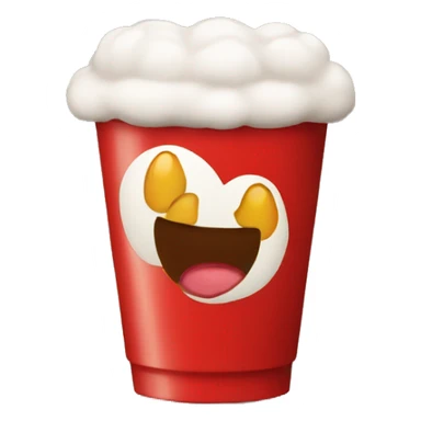 red cup beer sticker
