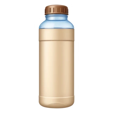 beige water bottle sticker