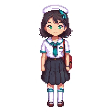 A student from the USSR in retro style sticker