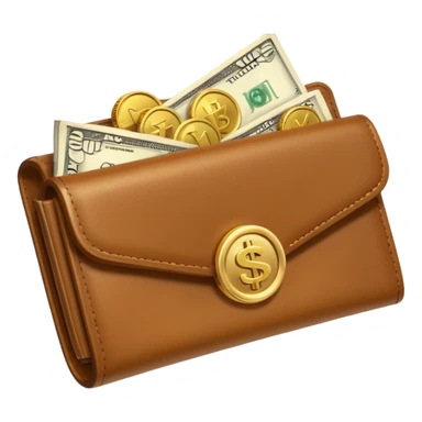 Aviator money emoji, wallet full of cash, casino vibe, premium 3D emoji style, clean, no background
 sticker