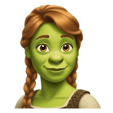 Shrek Fiona  sticker
