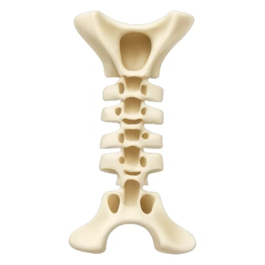 Vertebra spine sticker