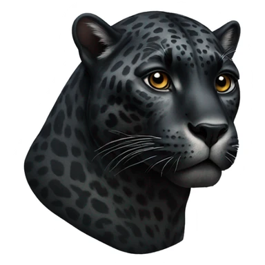 Black jaguar sticker