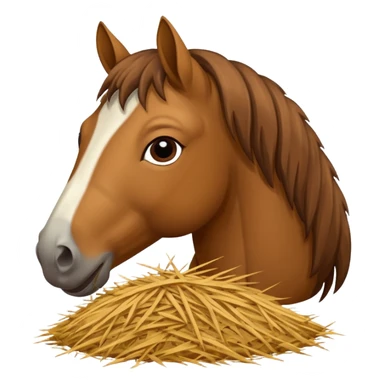 horse hay sticker
