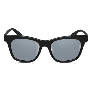 black skinny frame sunglasses no person sticker