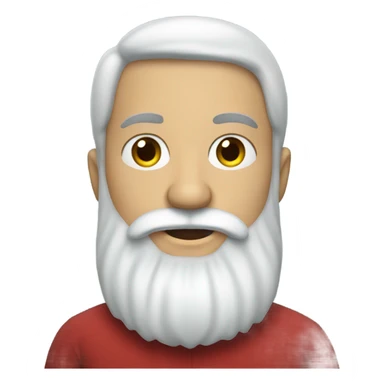 England Christmas bearded man sticker