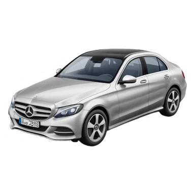 Mercedes car C200 2025 sticker