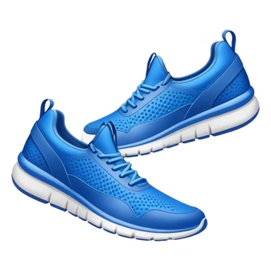 Tiburon jon zapatilkas azules sticker