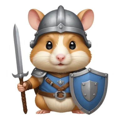 Viking hamster sticker