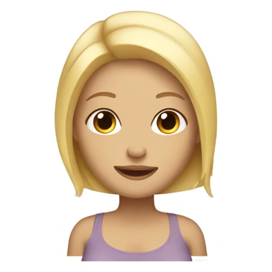 Pregnant blonde girl  sticker
