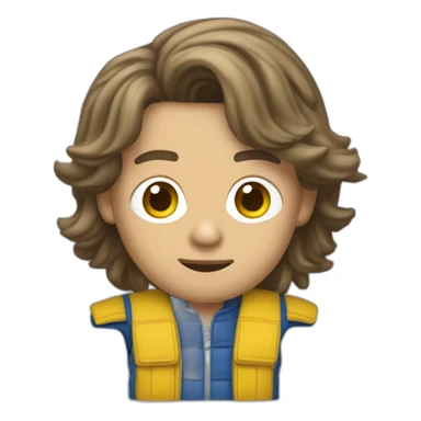 Brat Pitt qui saute en parachute sticker