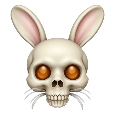 skull and bones with rqbbits eqrs sticker