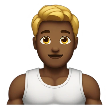 balt boy with muscles sticker