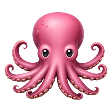 cute octopus made of SPAM MEAT sticker