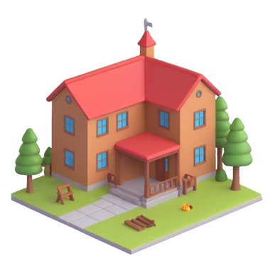 hunted hostel sticker