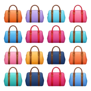 Colourful Preppy aesthetic  sticker