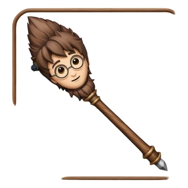 Harry Potter wand sade şekilsiz sticker