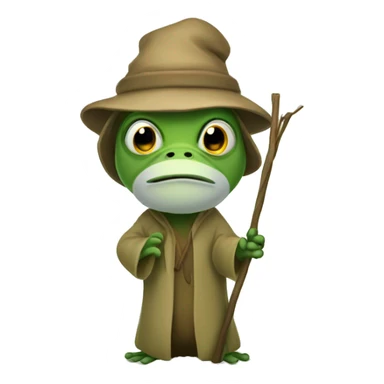 Hermit the frog sticker