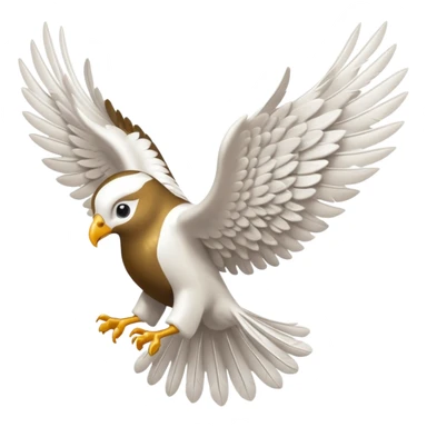 dinero con alas, un fajo de dólares con alas blancas volando sticker