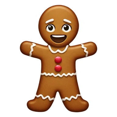 Gingerbread woman sticker