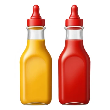 Mustard and kepucth together sticker