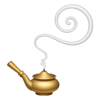 Incense Smoke Trail sticker